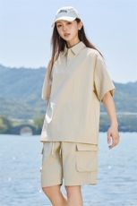 POLO衫短袖t恤女士夏季新款情侣装套装两件套A406TZ6725特P65，男装T恤，星座309（原A406）