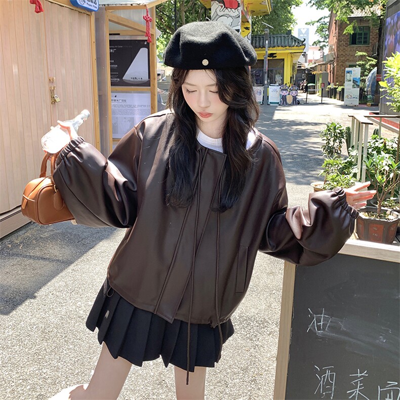 2026春款【有货】皮衣B109-9102-145-198,女装短外套,2B109