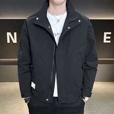 2025新款秋季夹克外套男士立领衣服潮流新品男装上衣A225-6801，男装夹克，电商A225