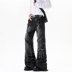 【现货】XZ1218(原611-3)BK3121特价P70美式个性重化工装牛仔裤，男装牛仔裤，星座1218（原611-3）