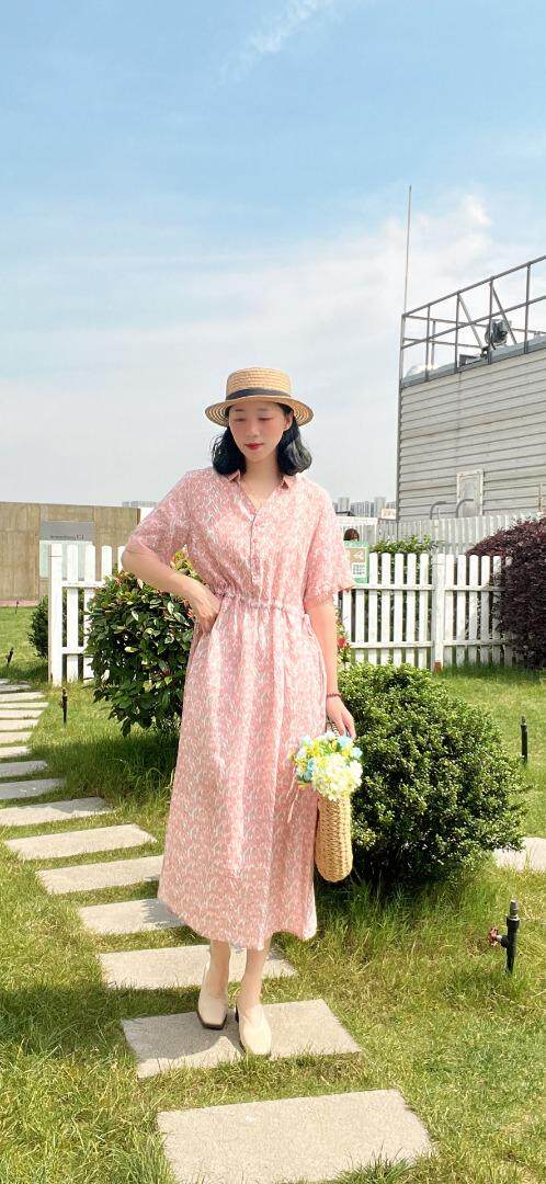 纯苎连衣裙小衫裤子裙子衬衣 时尚风 风淑女风休闲风，女装连衣裙，川哲