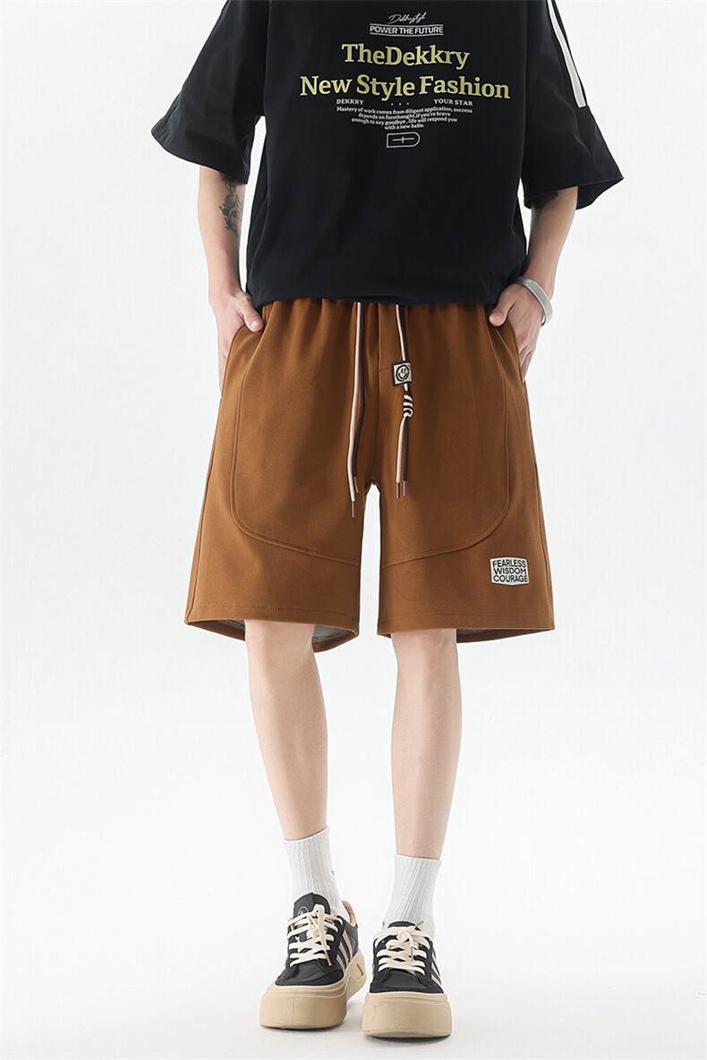 8XL-M抖音品质特大码ins潮流亮色休闲短裤印花五分裤DK1521P35,男装休闲裤,电商D206-1