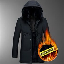 2020冬季中老年新款棉袄8827/P140老人可脱帽子可脱毛领棉服男，男装棉衣，星座1216（原钱塘722）