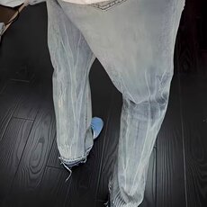 美式高街牛仔裤男春秋季穿搭高级感显瘦直筒裤子1008-WL8488-P45，男装牛仔裤，星座1008