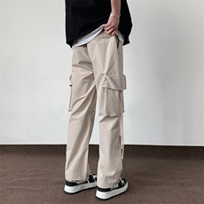 户外工装冲锋裤男款春夏高街潮牌直筒长裤美式休闲裤子K517/P48，男装工装外套，电商B381-2