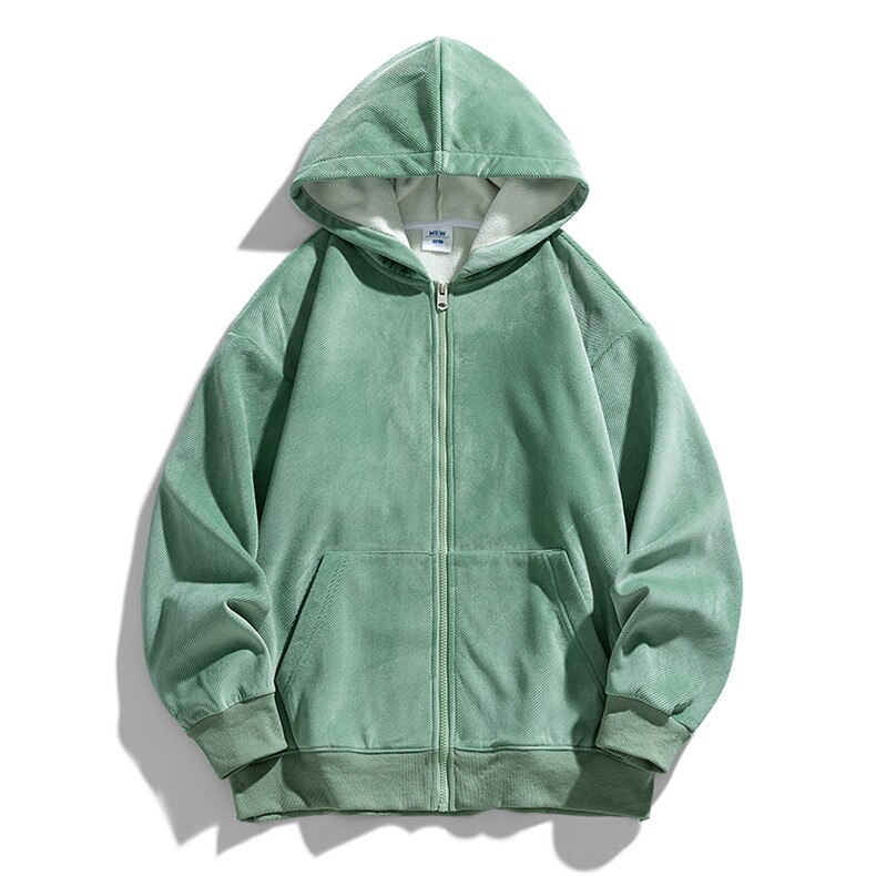 春秋新款纯色3D斜纹一体绒连帽卫衣男女休闲百搭WT3426-P50,男装卫衣,星座717