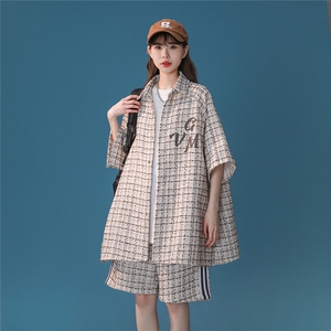 1小香风印花大码M-5XL DCS9019P45 DK8797P40套装DTZ9029P85图片