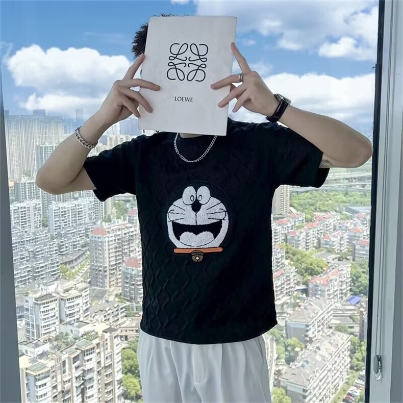 文艺男圆领纯色日系潮ins标准短袖时尚潮牌青春流行夏季潮流T恤,男装T恤,星座1013