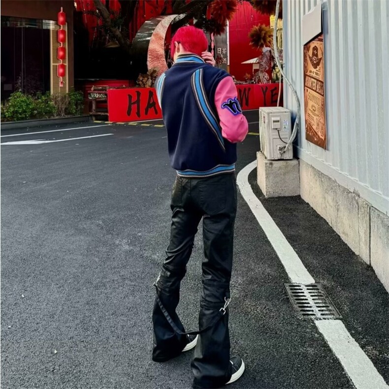 【有货】DLS168-特批88秋季款夹克粉袖KK外套学生男女情侣棒球服,男装夹克,星座603-2