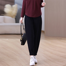 中年女春秋长袖卫衣裤子2025新款洋气妈妈装半开领运动，女装休闲裤，璐依舞