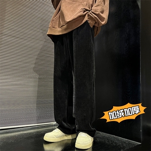抖音品质440G雪尼尔休闲裤A014-DY2110常规P65控88 加绒P70控98图片