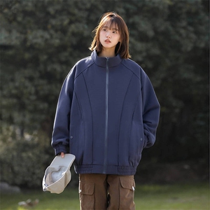 新款中性风户外夹克男立领纯色上衣冲锋衣外套A157B-JK7866-P60图片