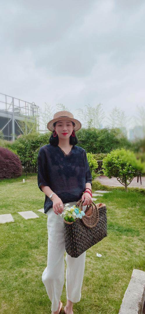 纯苎连衣裙小衫裤子裙子衬衣 时尚风 风淑女风休闲风，女装连衣裙，川哲