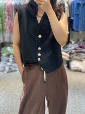 2022秋季新款时尚休闲潮流百搭纯色马甲，女装马甲，L·H·X