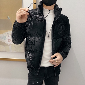312A-5-607-P125 冬季社会小伙立领棉衣韩版潮流棉服A图片