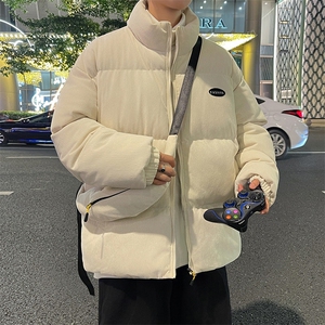 2023男冬季新款灯芯绒保暖棉衣防风宽松加厚大码棉服外套BYM09P85图片