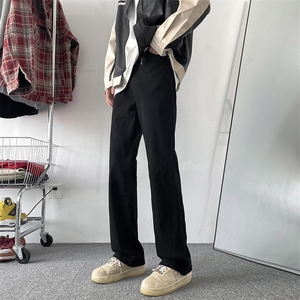 美式vibe牛仔裤男士水洗潮牌高街宽松直筒阔腿长裤子72633-p43图片