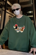 ！圆领卫衣男装港风长袖t恤男外套男WY550-特P23，男装T恤，电商B371