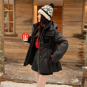 现货 现货 加厚白鸭绒温柔风中长款羽绒服2B153-28808-P345-405图片