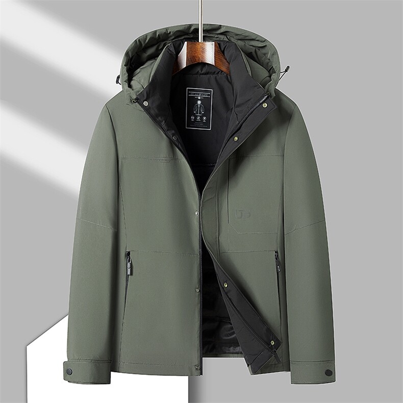 男短款羽绒服冬季保暖爸爸中老年冬装连帽可拆卸外套HO23116-P220,男装羽绒服,星座1105-3