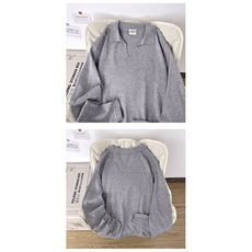 1506-1/M5151/P50美式复古翻领POLO衫卫衣情侣简约百搭休闲套头，男装Polo衫，星座1506-1