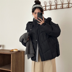 A567-P98 冬季短款连帽棉衣棉服防风上衣图片