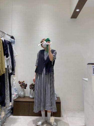 【现货】8980韩版长裙两件套，女装，淳·清雅秀