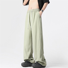 透气冰丝裤男夏季伞兵裤子宽松直筒休闲裤工装裤GK1792-P35，男装工装外套，星座302B-2