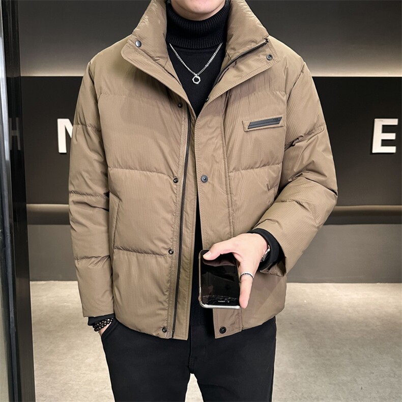 冬季羽绒服男2025新款立领加厚保暖轻薄款外套C317-Y9903-P195,男装羽绒服,电商C317