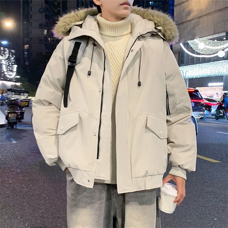 美式毛领派克棉服男冬季加厚工装棉衣情侣外套M060-P110迷彩P115,男装棉衣,星座308B-2