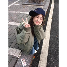 冬季加厚美式覆古花卉刺绣飞行员夹克棉服男女潮牌棒球领棉衣外套，男装夹克，星座506A