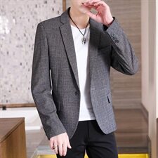 2021春秋季新款西装男西服简约外套商务休闲单西男装外套XF286-P85，男装西服，星座217-4