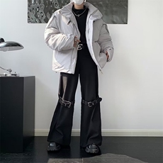 保暖小众立领棉衣棉服男金属高级感加厚棉袄痞帅潮牌外套冬季，男装棉衣，星座716-2