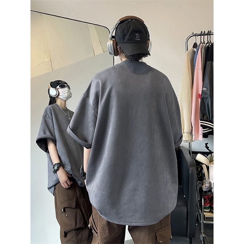 T2353特P25控39夏季高品质麂皮绒印花T恤,男装T恤,电商B205