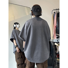 T2353特P25控39夏季高品质麂皮绒印花T恤，男装T恤，电商B205