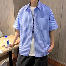 短袖衬衫春款男港风潮流C017P30，男装衬衫，星座1116-2
