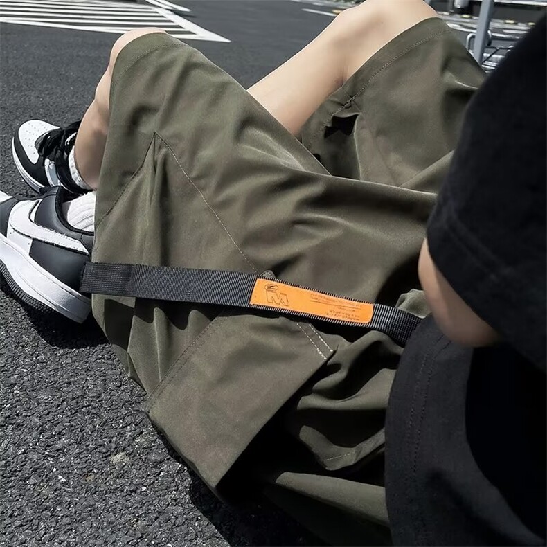 工装短裤男士夏季宽松韩版潮流休闲外穿运动五分裤子K5411-P37图片
