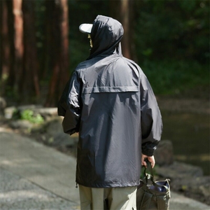 W422-P50 户外防晒衣男女纯色夏季透气防紫外线情侣防晒服外套图片