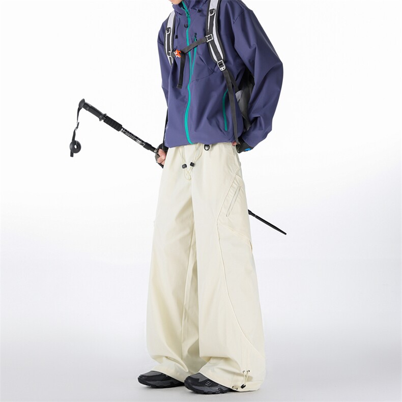 春款美式抽绳伞兵工装裤男女复古宽松休闲速干裤K0267-P50,男装工装外套,星座308B-2