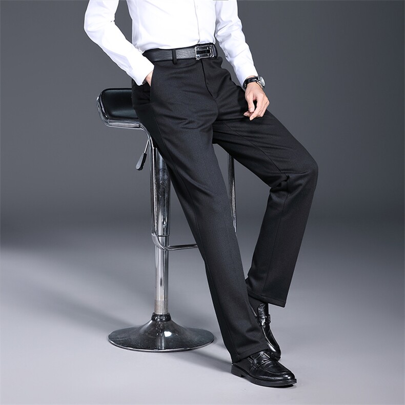 CD6706钱塘2020-2新款中老年男士商务休闲西裤宽松直筒长裤P95图片