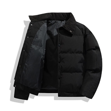 25冬季款翻领棉衣潮流百搭设计感情侣款保暖时尚外套5522-TP70，男装棉衣，电商B306