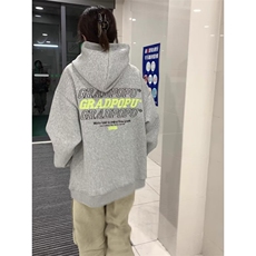 秋冬季新款美式潮牌印花宽松连帽卫衣男女情侣百搭外套，女装短外套，星座506A