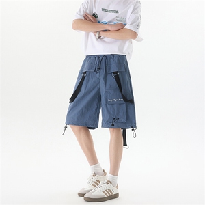 8XL-M特大码肌理感五分裤户外登山裤冲锋裤短裤男DK1502P49控68图片
