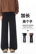 雪尼尔人字纹休闲裤子男士春秋季高个子KZ090加长，男装休闲裤，电商B312