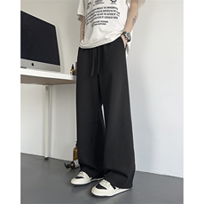 模特-休闲裤男潮牌高级感宽松直筒裤子8088-P45，男装休闲裤，电商B380（原B361）