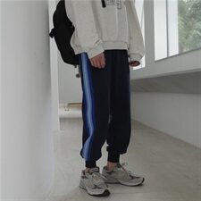 秋季新款运动裤男宽松针织裤潮流束脚卫裤休闲裤202-7-G，男装休闲裤，星座1302