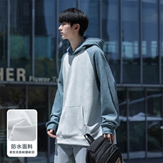M-6XL380克秋季新款大码插色连帽套头卫衣109-W23617-P55，男装卫衣，星座109