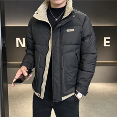 冬季新款防寒加厚白鸭绒立领黑金羽绒服时尚外套上衣男YR113P165，男装羽绒服，电商B226-2（原B217-2）