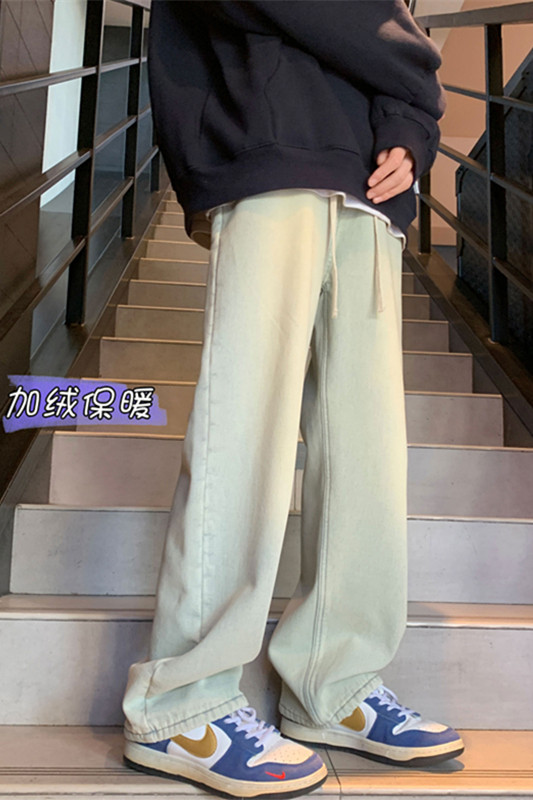 XZ616冬季新款加绒加厚羊羔绒牛仔裤TY446P75控88,男装牛仔裤,星座512A（原616）