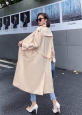 【工厂直营】秋冬新款-净色风衣，接订单，女装风衣，陆氏青云